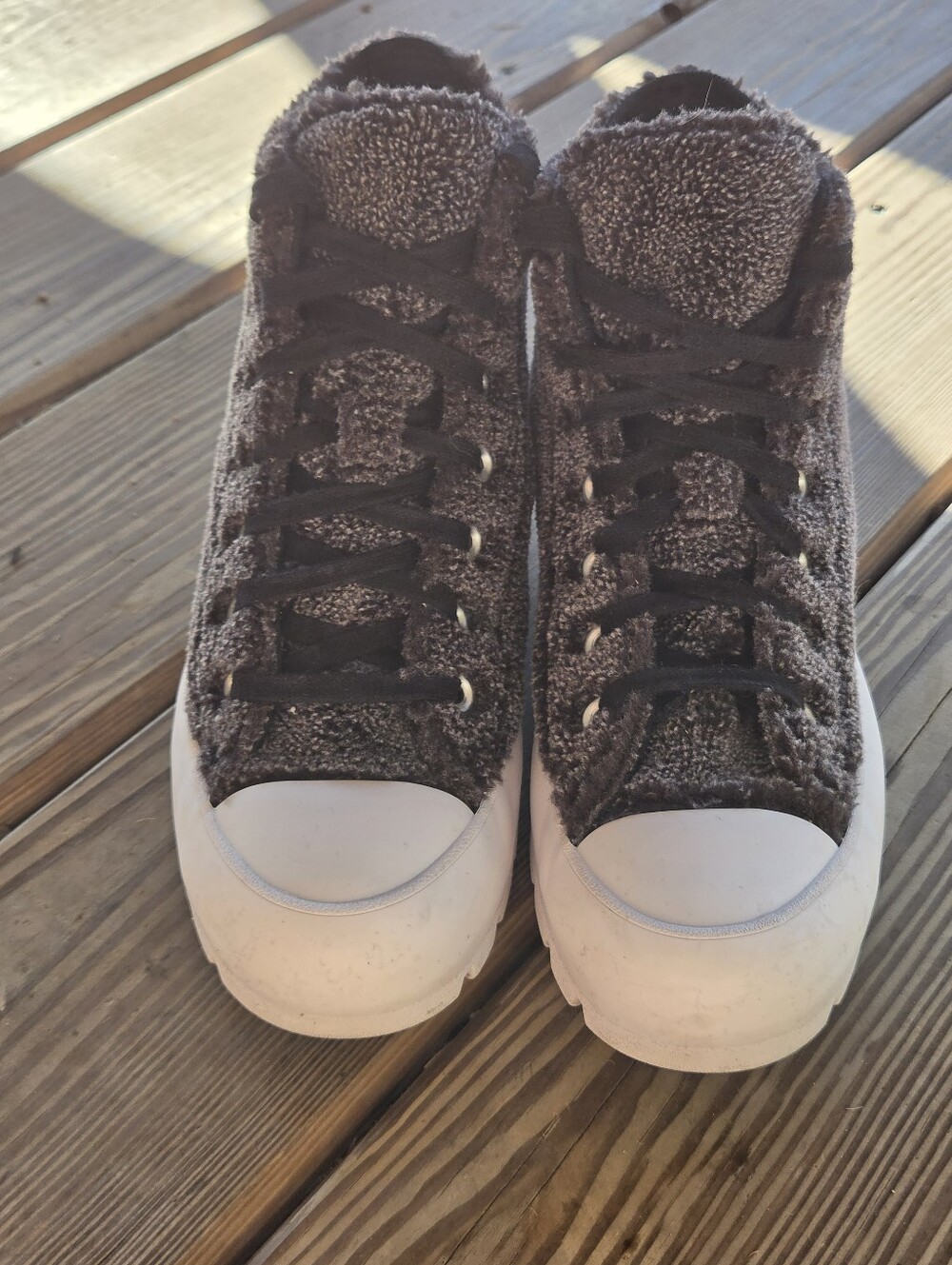 Converse Chuck Taylor Sherpa Lugged Platform High Top Size 8